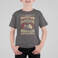 Native American Warrior T Shirt For Kid If They Stand Against You Show No Mercy