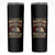 Native American Warrior Skinny Tumbler If They Stand Against You Show No Mercy