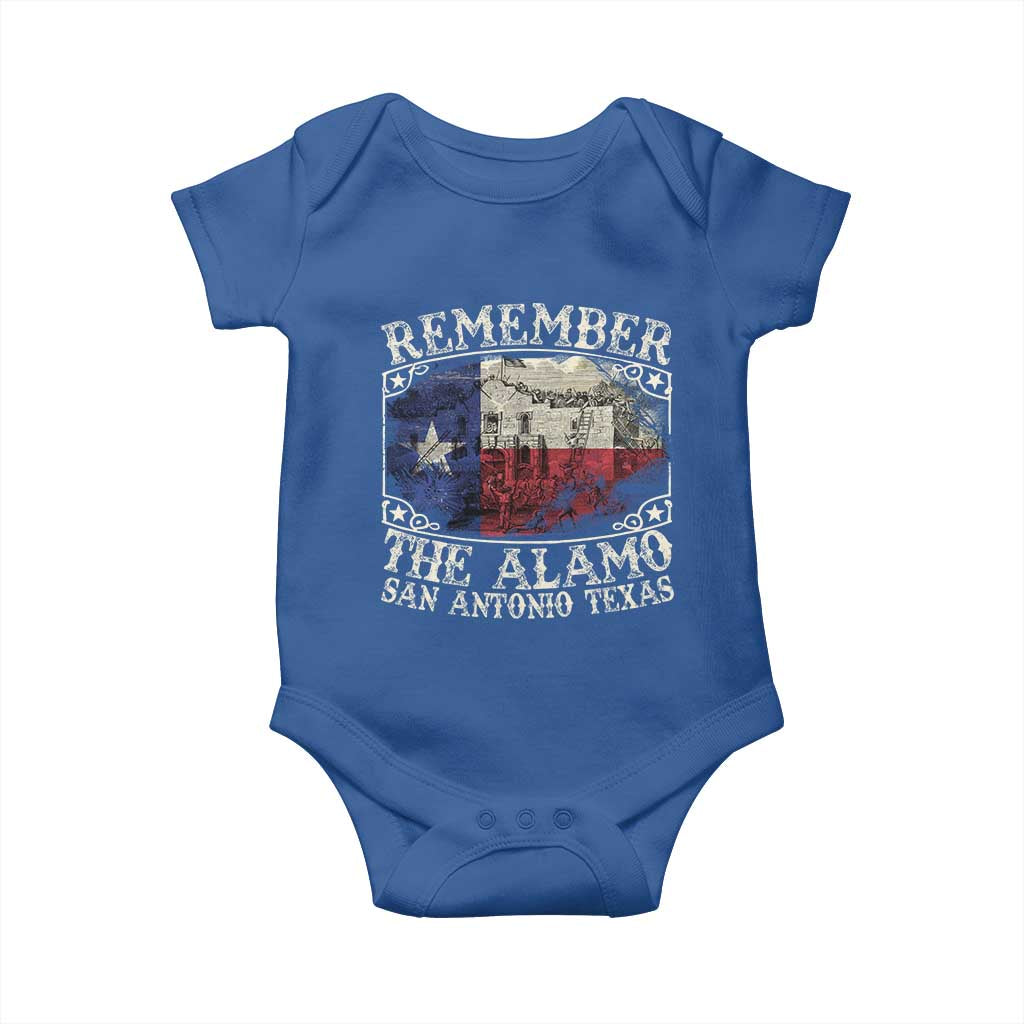 Texas Remember The Alamo Baby Onesie San Antonio Alamo War Texan Flag History Lover