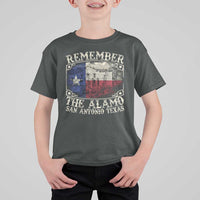 Texas Remember The Alamo T Shirt For Kid San Antonio Alamo War Texan Flag History Lover