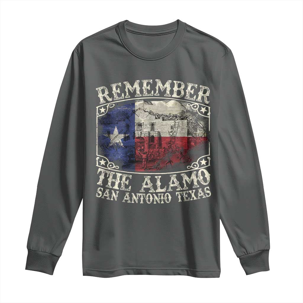 Texas Remember The Alamo Long Sleeve Shirt San Antonio Alamo War Texan Flag History Lover