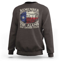 Texas Remember The Alamo Sweatshirt San Antonio Alamo War Texan Flag History Lover