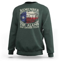 Texas Remember The Alamo Sweatshirt San Antonio Alamo War Texan Flag History Lover