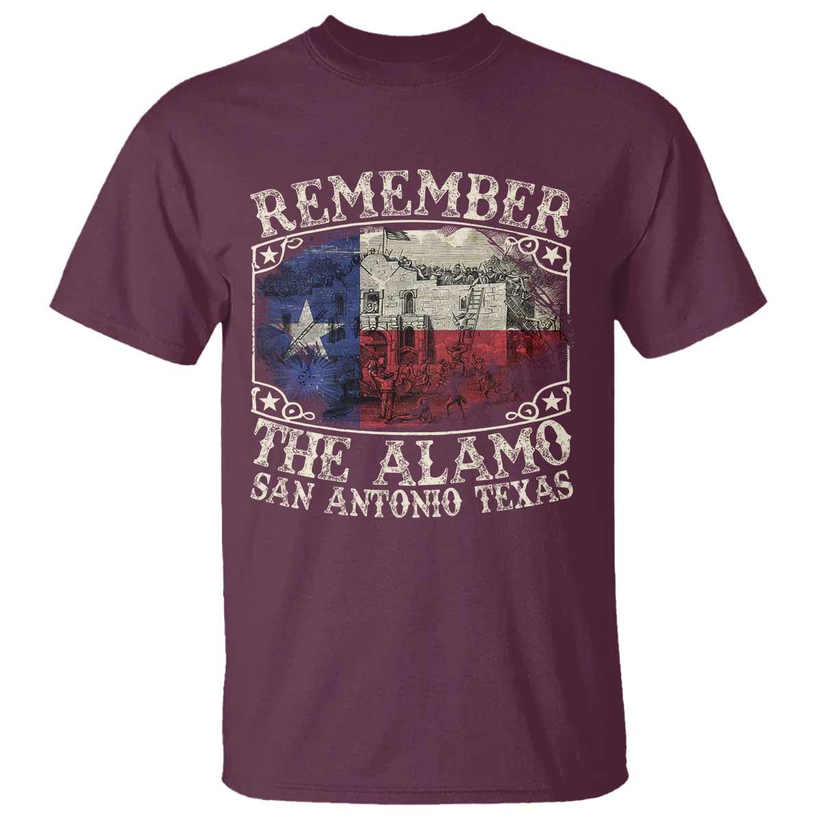Texas Remember The Alamo T Shirt San Antonio Alamo War Texan Flag History Lover
