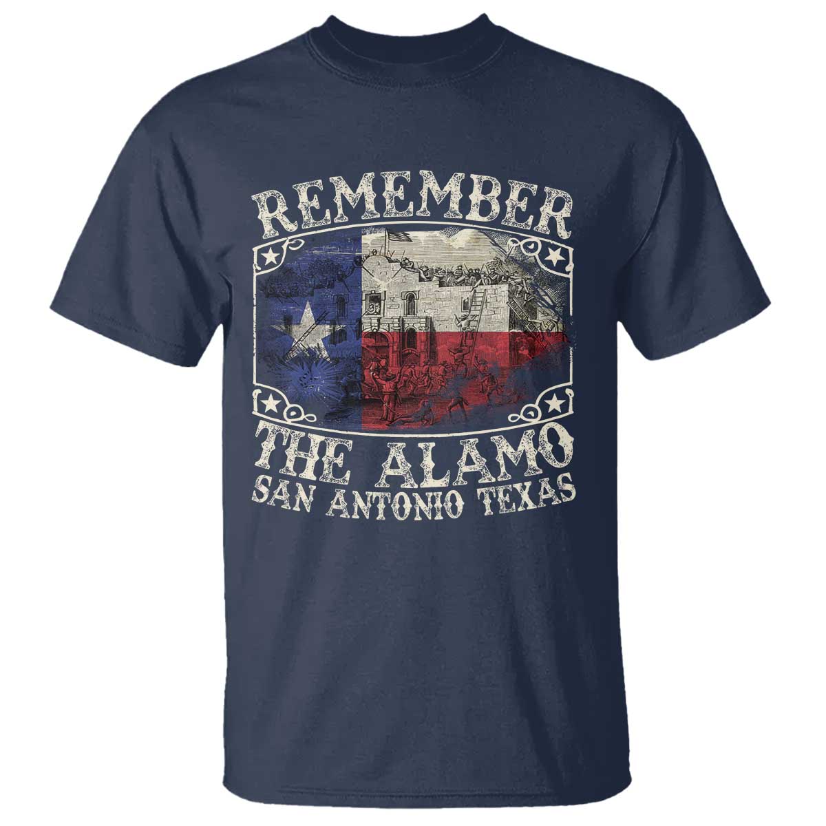 Texas Remember The Alamo T Shirt San Antonio Alamo War Texan Flag History Lover