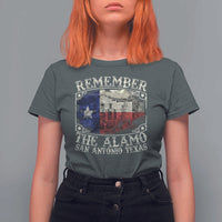 Texas Remember The Alamo T Shirt For Women San Antonio Alamo War Texan Flag History Lover