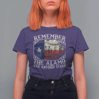 Texas Remember The Alamo T Shirt For Women San Antonio Alamo War Texan Flag History Lover