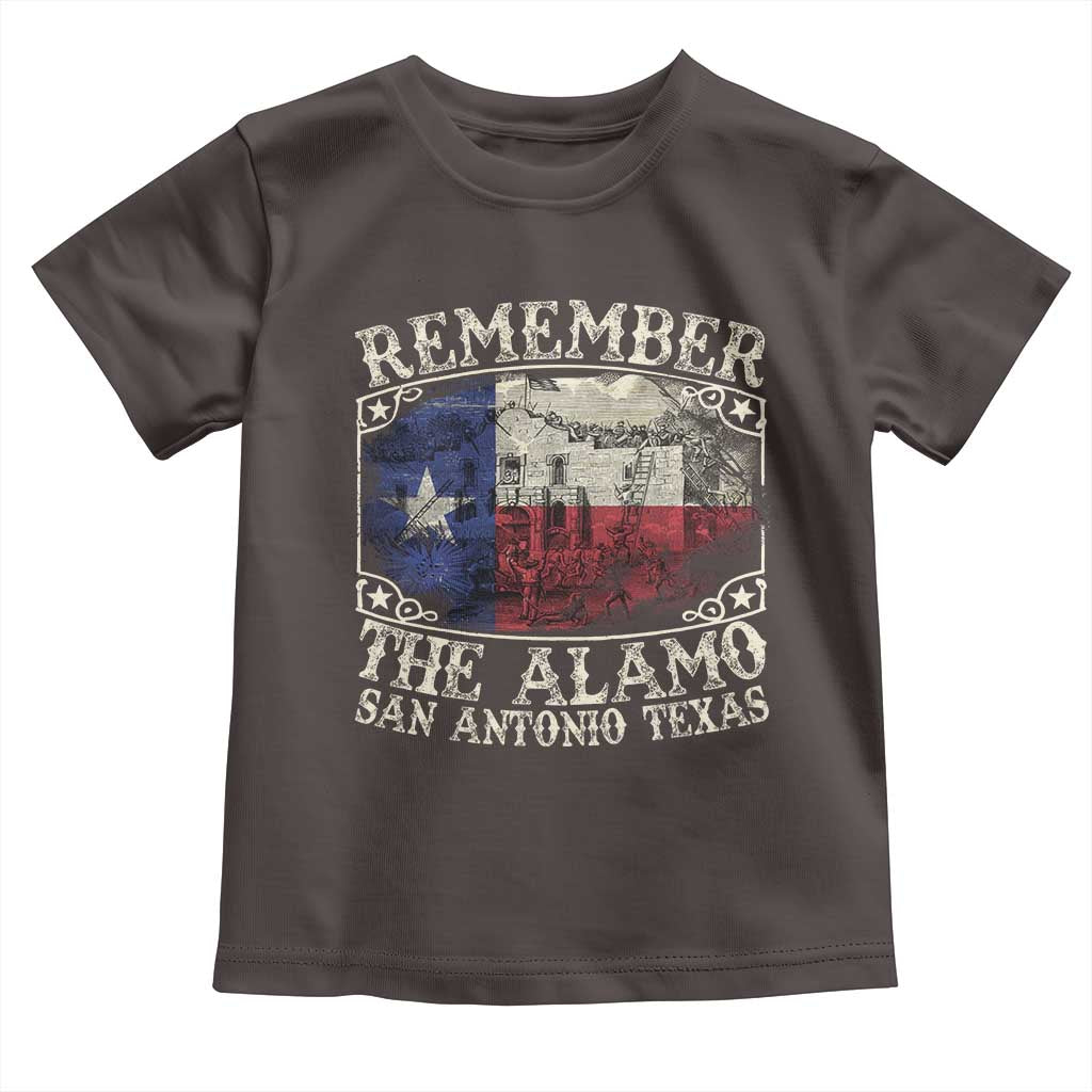 Texas Remember The Alamo Toddler T Shirt San Antonio Alamo War Texan Flag History Lover