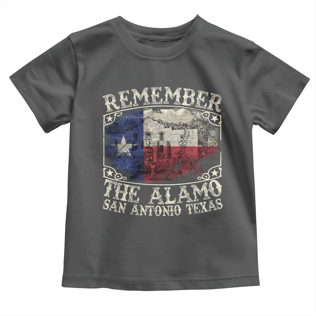 Texas Remember The Alamo Toddler T Shirt San Antonio Alamo War Texan Flag History Lover