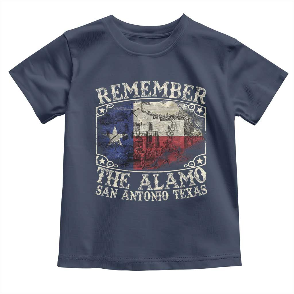 Texas Remember The Alamo Toddler T Shirt San Antonio Alamo War Texan Flag History Lover