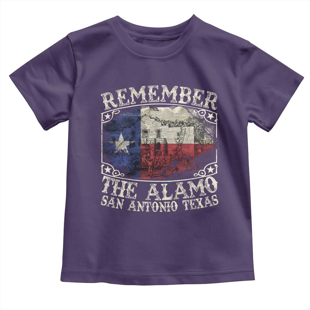 Texas Remember The Alamo Toddler T Shirt San Antonio Alamo War Texan Flag History Lover