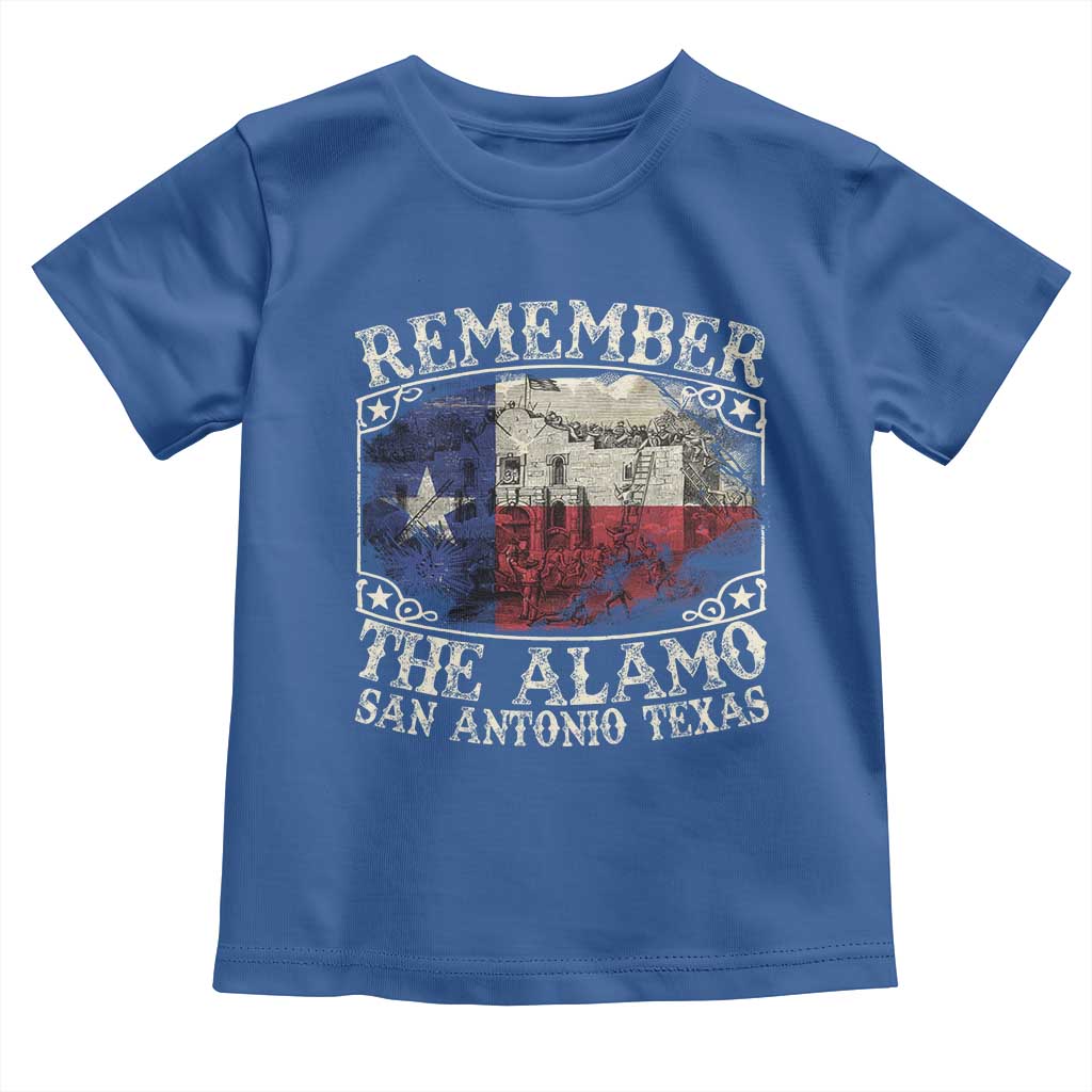 Texas Remember The Alamo Toddler T Shirt San Antonio Alamo War Texan Flag History Lover