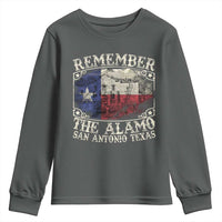 Texas Remember The Alamo Youth Sweatshirt San Antonio Alamo War Texan Flag History Lover