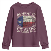 Texas Remember The Alamo Youth Sweatshirt San Antonio Alamo War Texan Flag History Lover