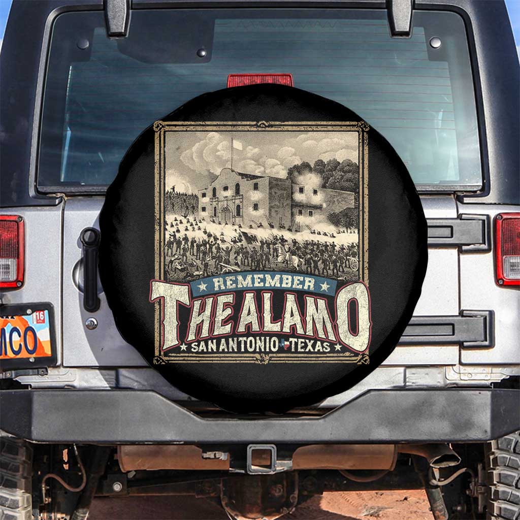 Texas Remember The Alamo Spare Tire Cover San Antonio Alamo War History Lover