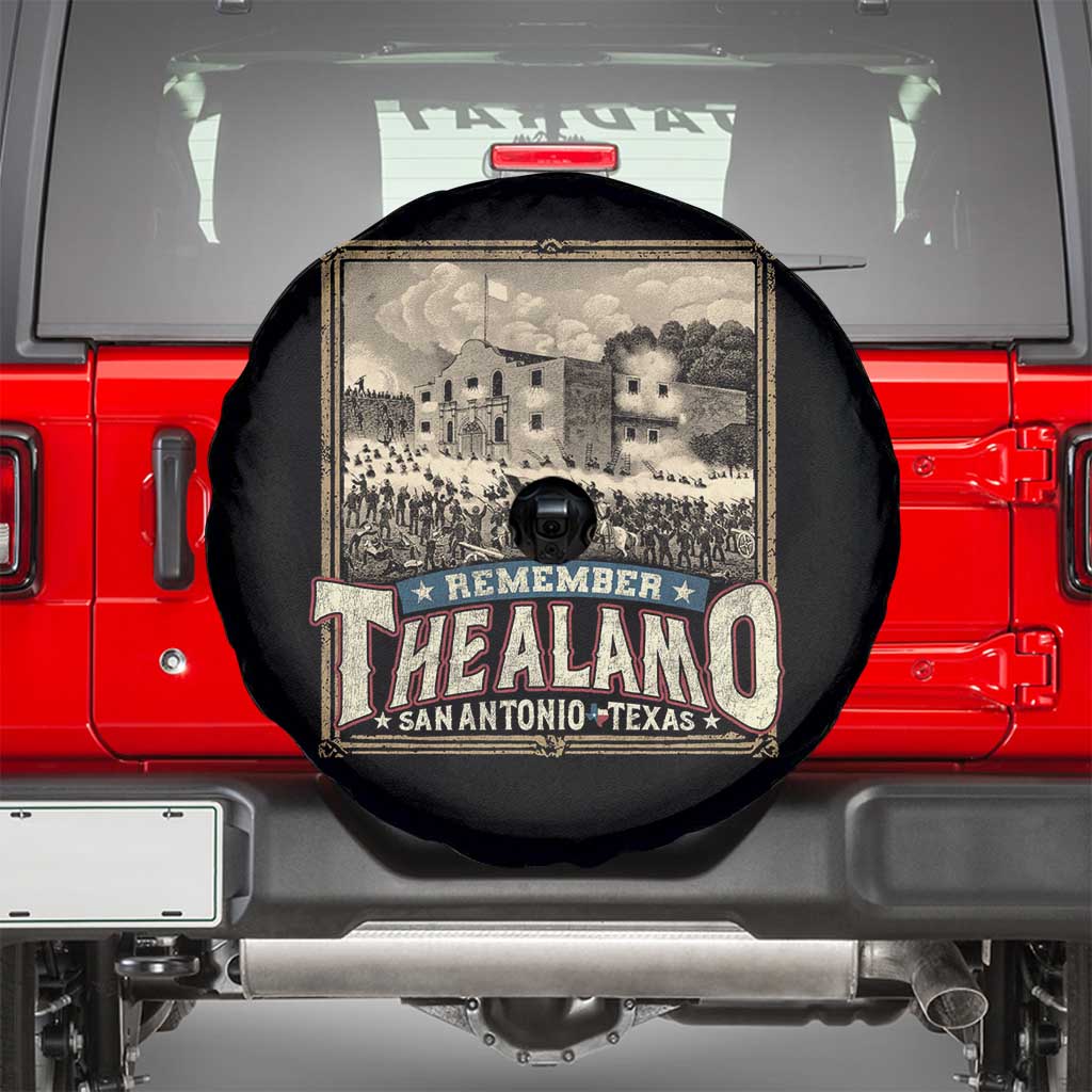 Texas Remember The Alamo Spare Tire Cover San Antonio Alamo War History Lover