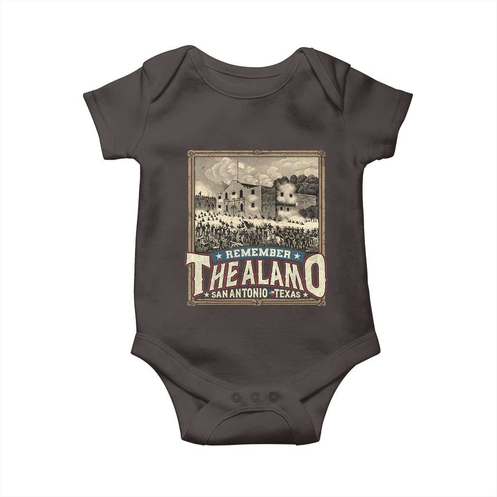 Texas Remember The Alamo Baby Onesie San Antonio Alamo War History Lover