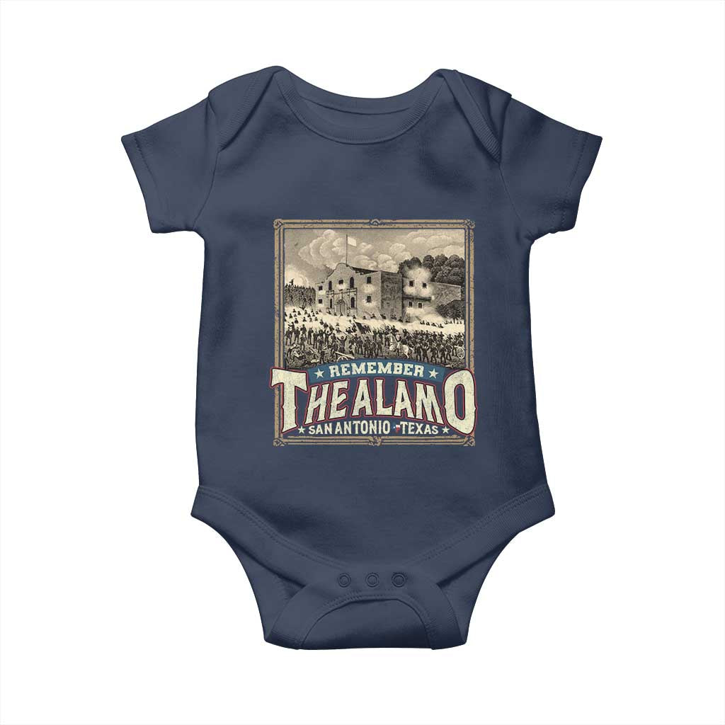 Texas Remember The Alamo Baby Onesie San Antonio Alamo War History Lover