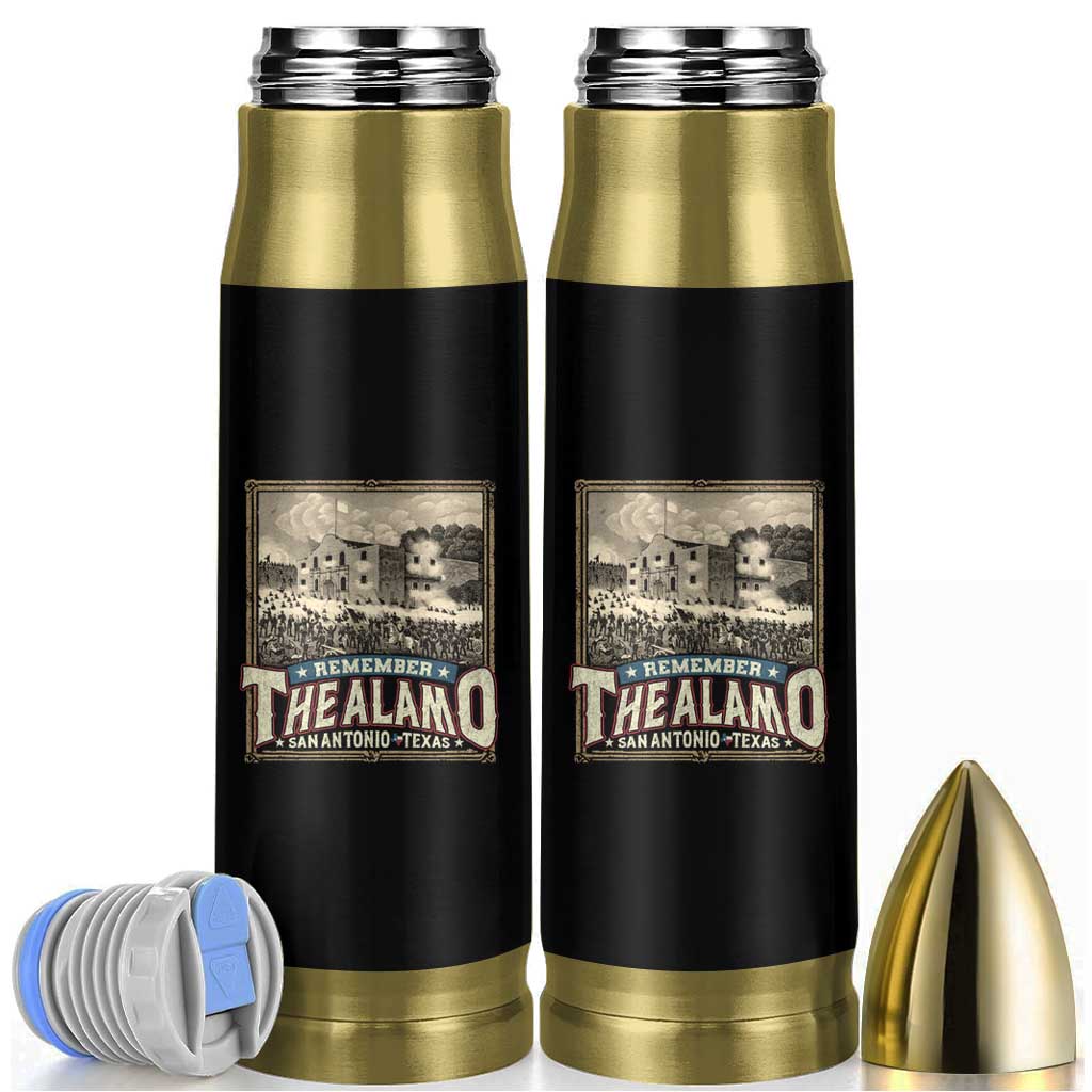 Texas Remember The Alamo Bullet Tumbler San Antonio Alamo War History Lover