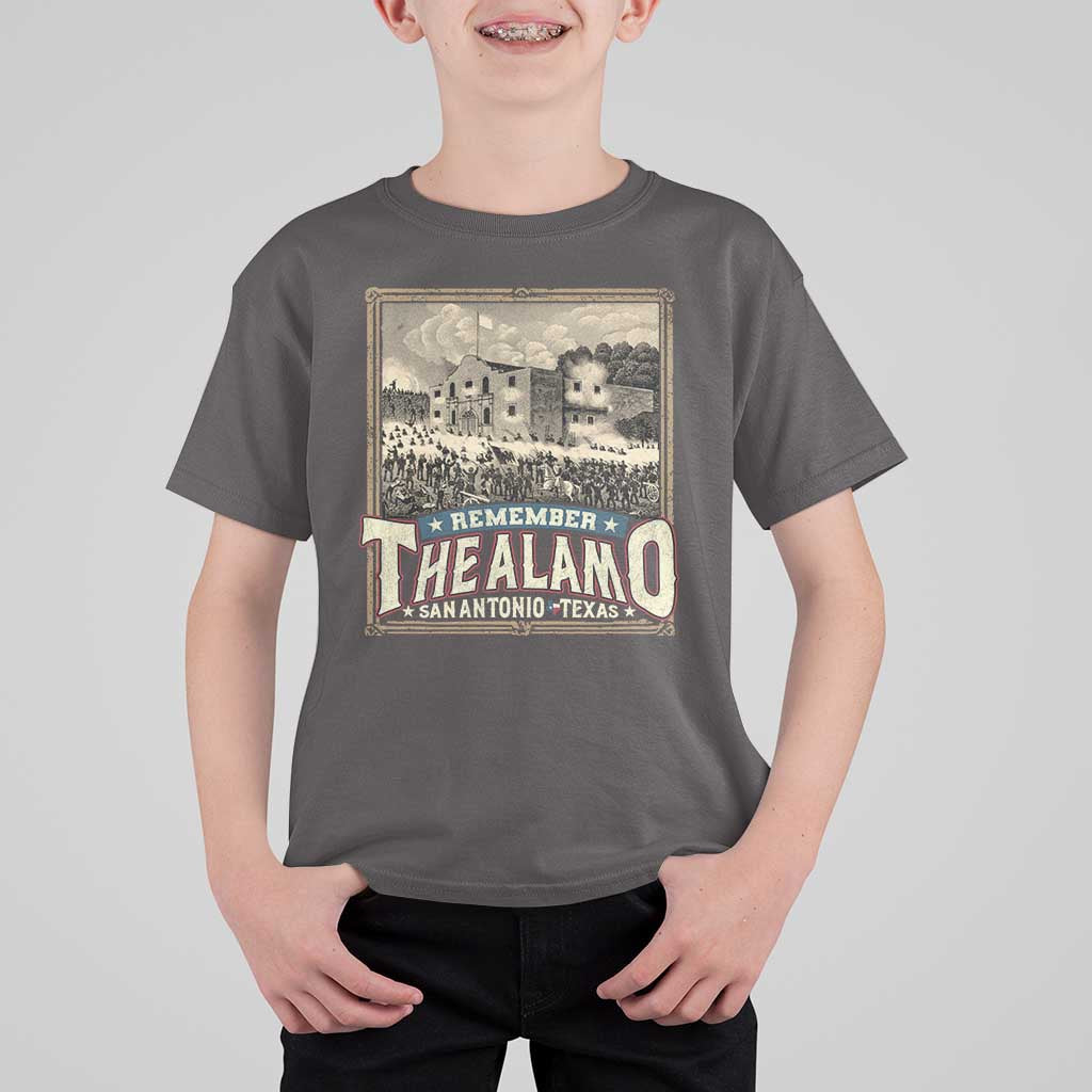 Texas Remember The Alamo T Shirt For Kid San Antonio Alamo War History Lover