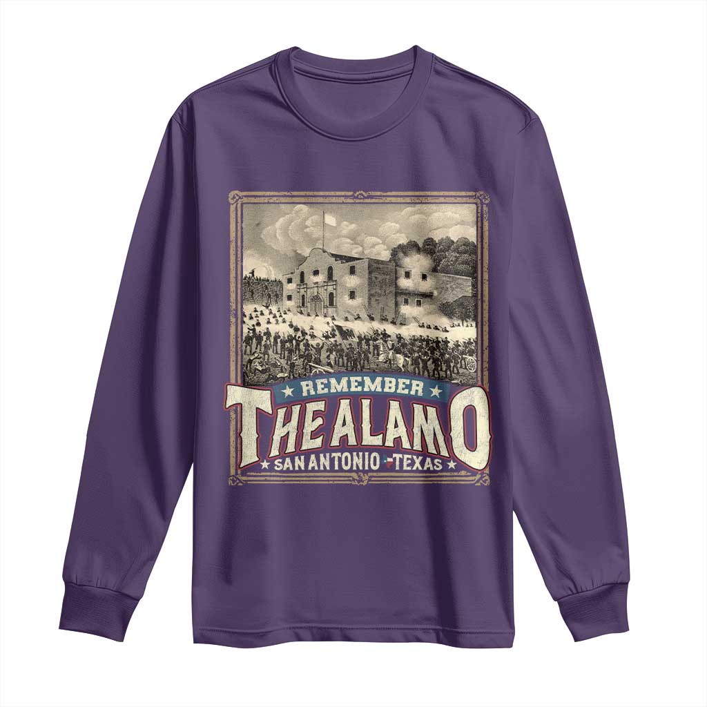 Texas Remember The Alamo Long Sleeve Shirt San Antonio Alamo War History Lover