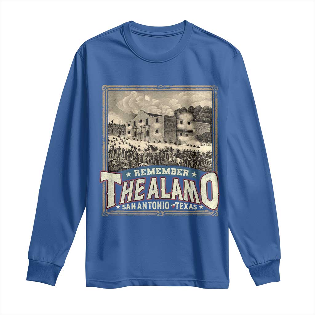 Texas Remember The Alamo Long Sleeve Shirt San Antonio Alamo War History Lover