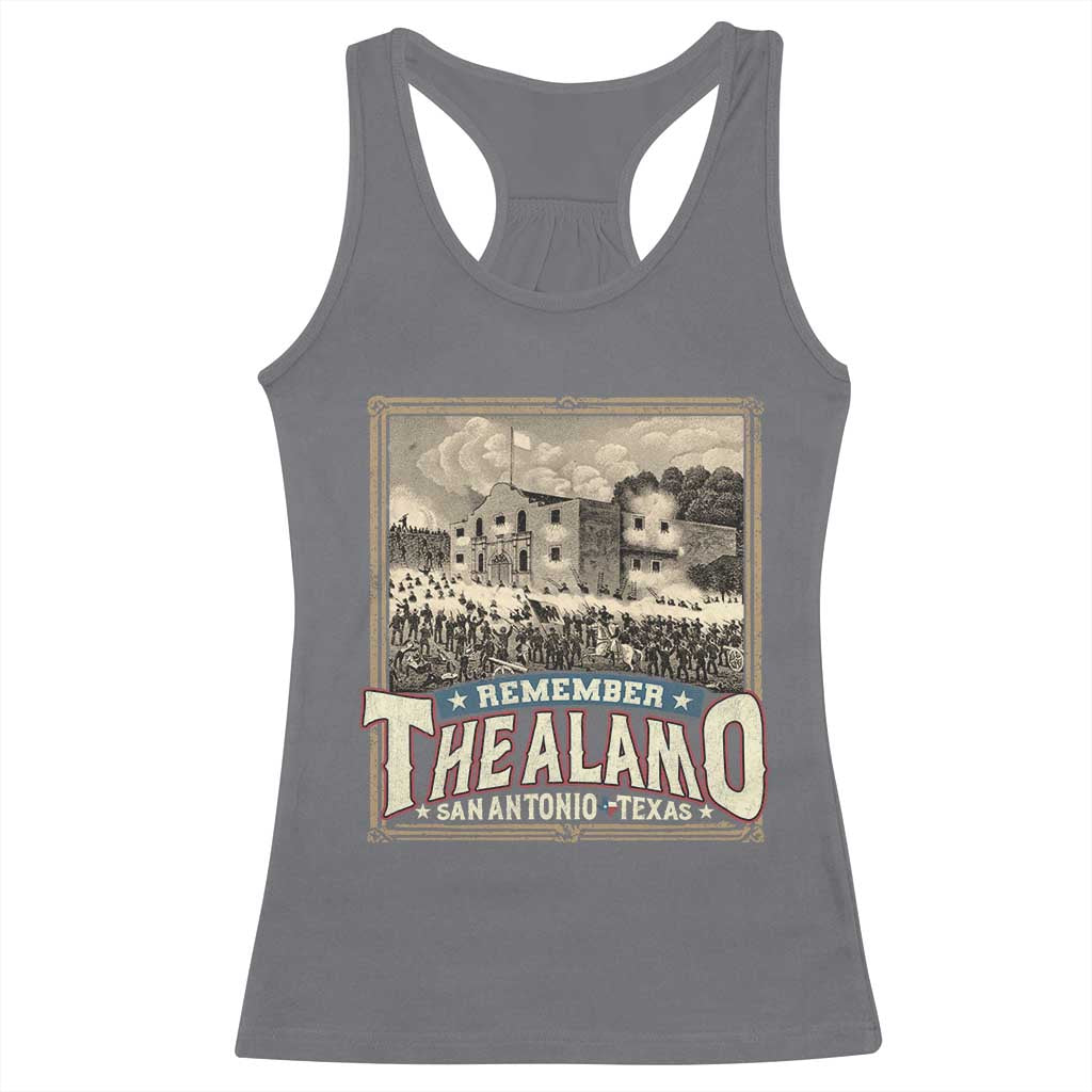 Texas Remember The Alamo Racerback Tank Top San Antonio Alamo War History Lover