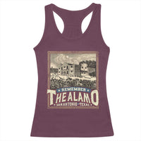 Texas Remember The Alamo Racerback Tank Top San Antonio Alamo War History Lover
