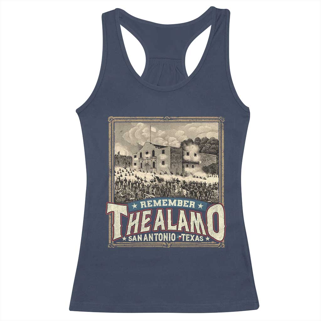 Texas Remember The Alamo Racerback Tank Top San Antonio Alamo War History Lover