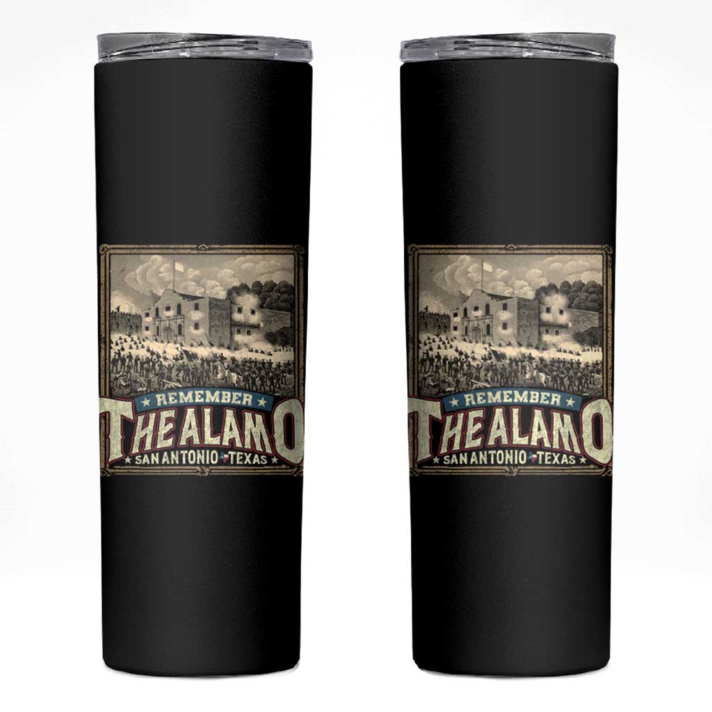 Texas Remember The Alamo Skinny Tumbler San Antonio Alamo War History Lover