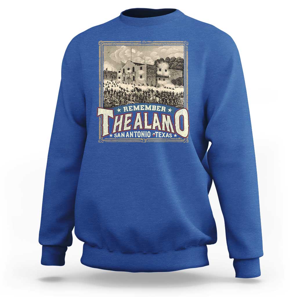 Texas Remember The Alamo Sweatshirt San Antonio Alamo War History Lover