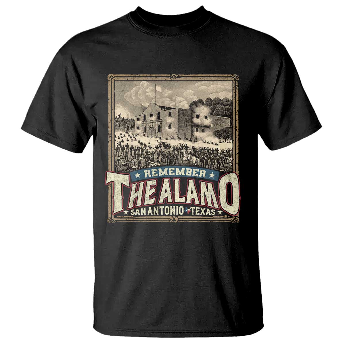 Texas Remember The Alamo T Shirt San Antonio Alamo War History Lover