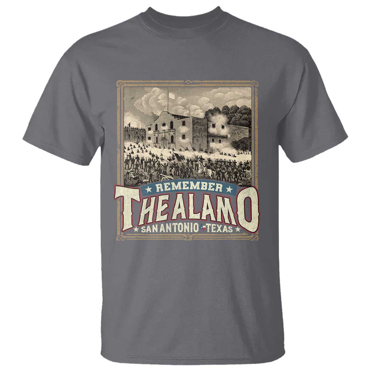 Texas Remember The Alamo T Shirt San Antonio Alamo War History Lover