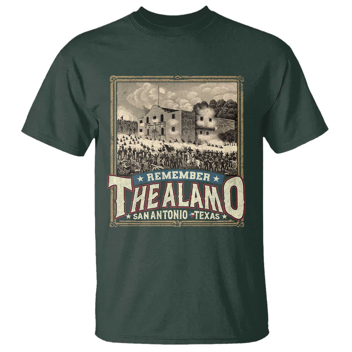 Texas Remember The Alamo T Shirt San Antonio Alamo War History Lover