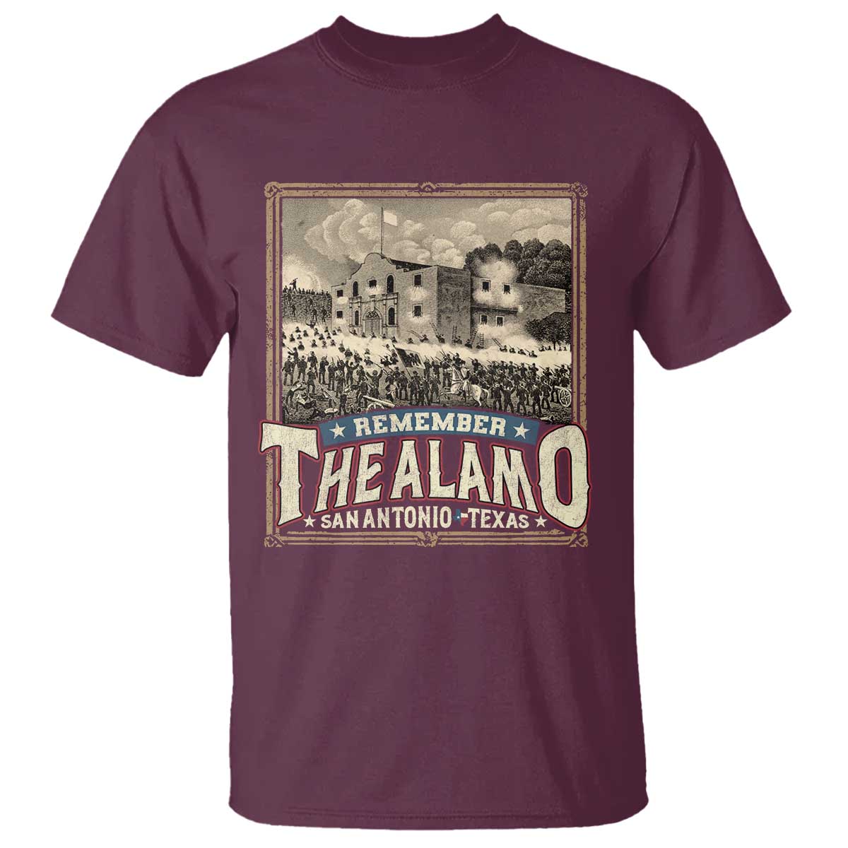 Texas Remember The Alamo T Shirt San Antonio Alamo War History Lover