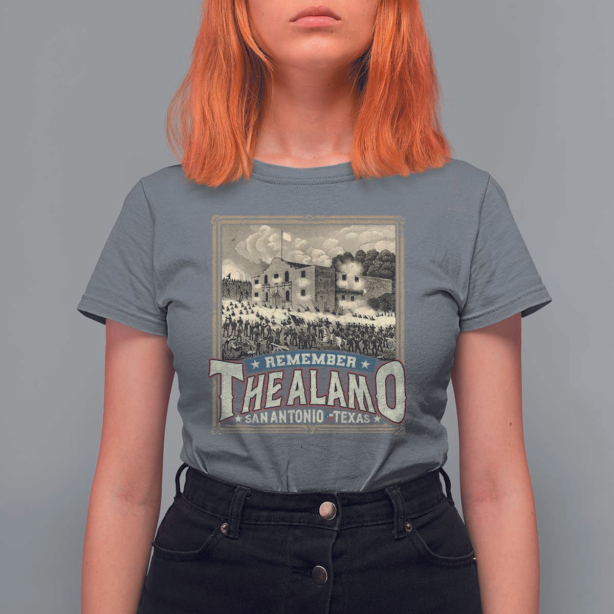 Texas Remember The Alamo T Shirt For Women San Antonio Alamo War History Lover
