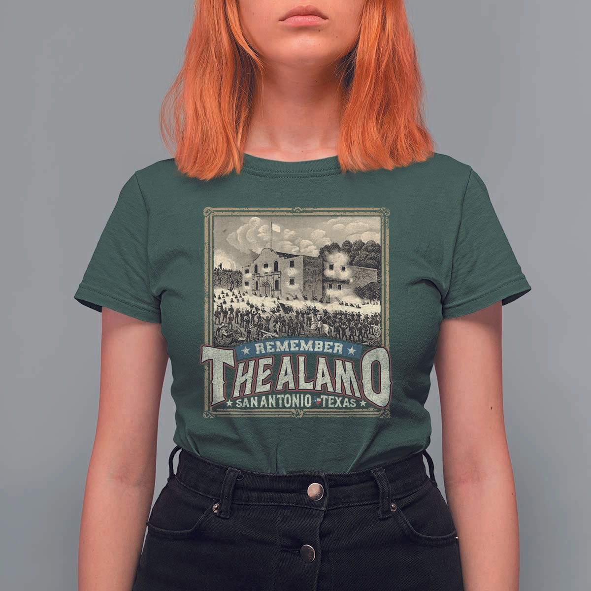 Texas Remember The Alamo T Shirt For Women San Antonio Alamo War History Lover