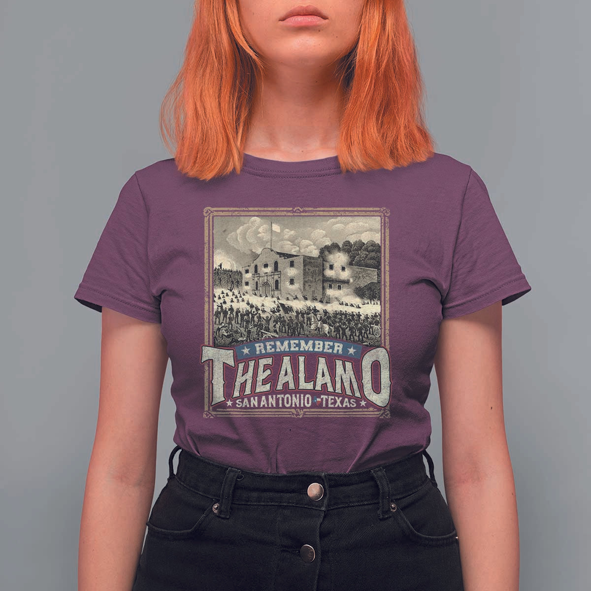 Texas Remember The Alamo T Shirt For Women San Antonio Alamo War History Lover