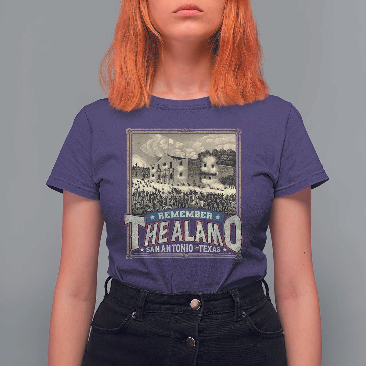 Texas Remember The Alamo T Shirt For Women San Antonio Alamo War History Lover