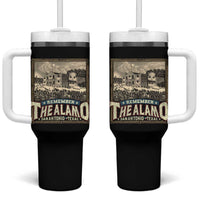 Texas Remember The Alamo Tumbler With Handle San Antonio Alamo War History Lover