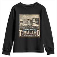 Texas Remember The Alamo Youth Sweatshirt San Antonio Alamo War History Lover