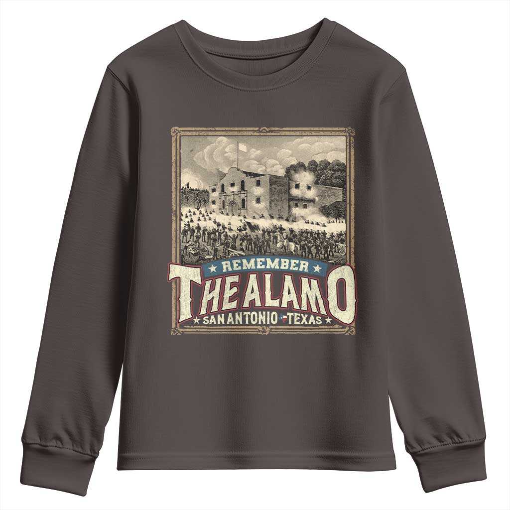 Texas Remember The Alamo Youth Sweatshirt San Antonio Alamo War History Lover