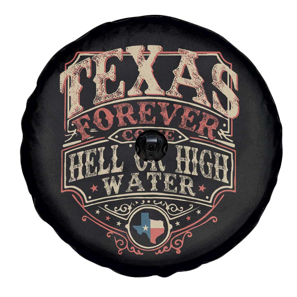 Texas Pride Spare Tire Cover Forever Come Hell Or High Water Patriotic Texas TS09