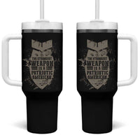 The Strongest Weapon Is A Patriotic Tumbler With Handle