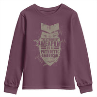 The Strongest Weapon Is A Patriotic Youth Sweatshirt