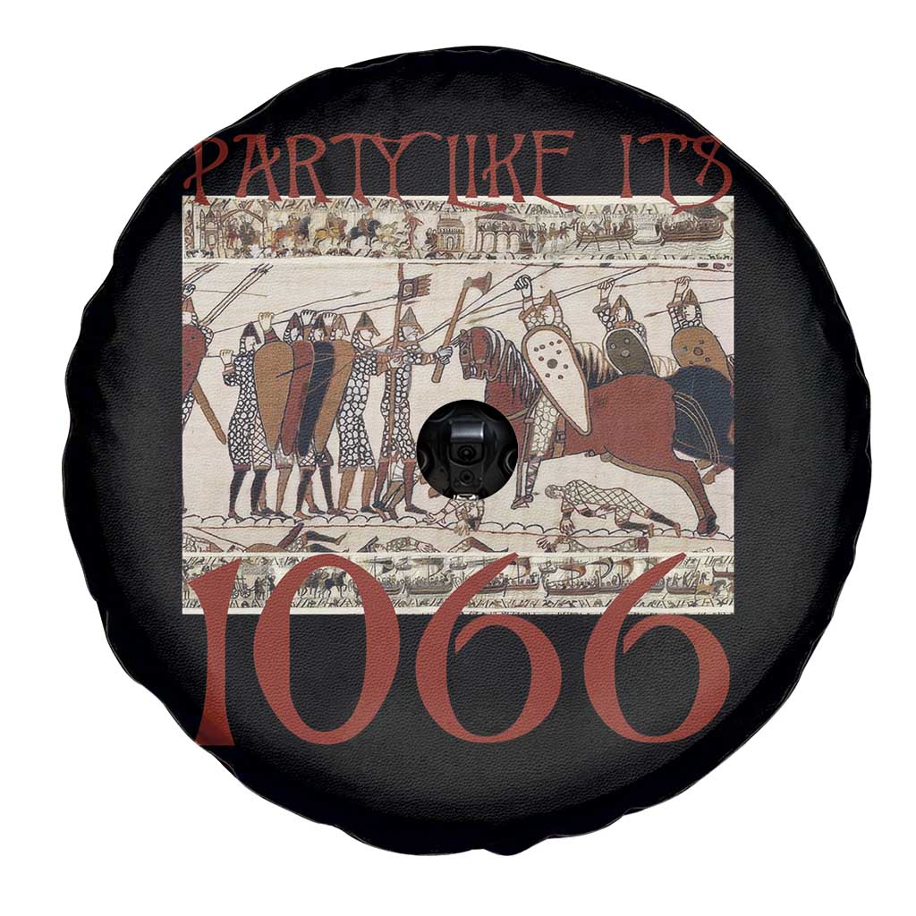 Medieval Bayeux Tapestry Hastings 1066 Spare Tire Cover Funny Party Like It's 1066 History Lover
