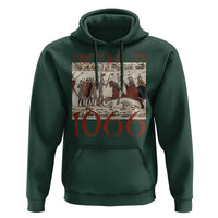Medieval Bayeux Tapestry Hastings 1066 Hoodie Funny Party Like It's 1066 History Lover