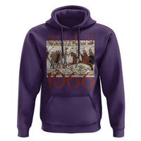 Medieval Bayeux Tapestry Hastings 1066 Hoodie Funny Party Like It's 1066 History Lover