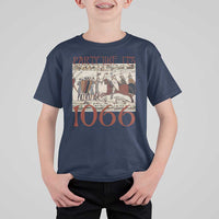 Medieval Bayeux Tapestry Hastings 1066 T Shirt For Kid Funny Party Like It's 1066 History Lover