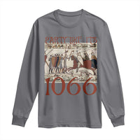 Medieval Bayeux Tapestry Hastings 1066 Long Sleeve Shirt Funny Party Like It's 1066 History Lover